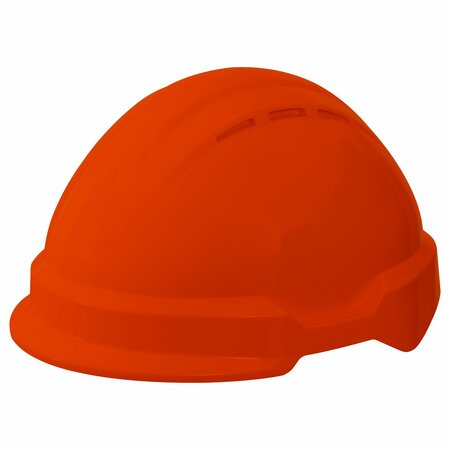 DELTA PLUS AMER CLIMBING T1 PEAK Hard Hat, Non-Vented, Orange WEL21203OR